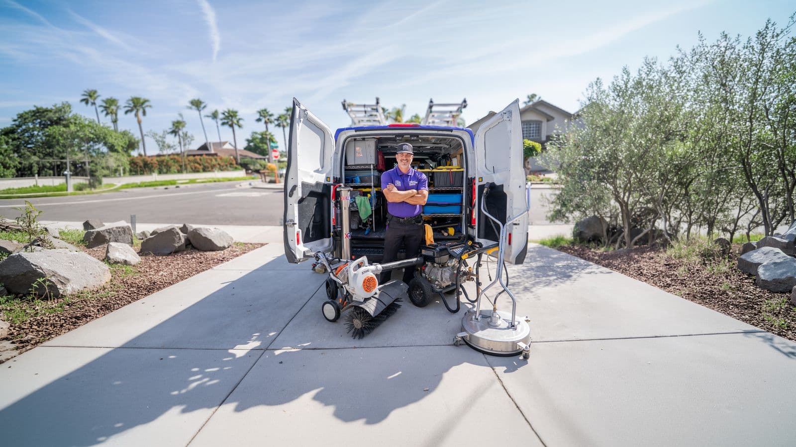 The RadPad van on a job in Encinitas